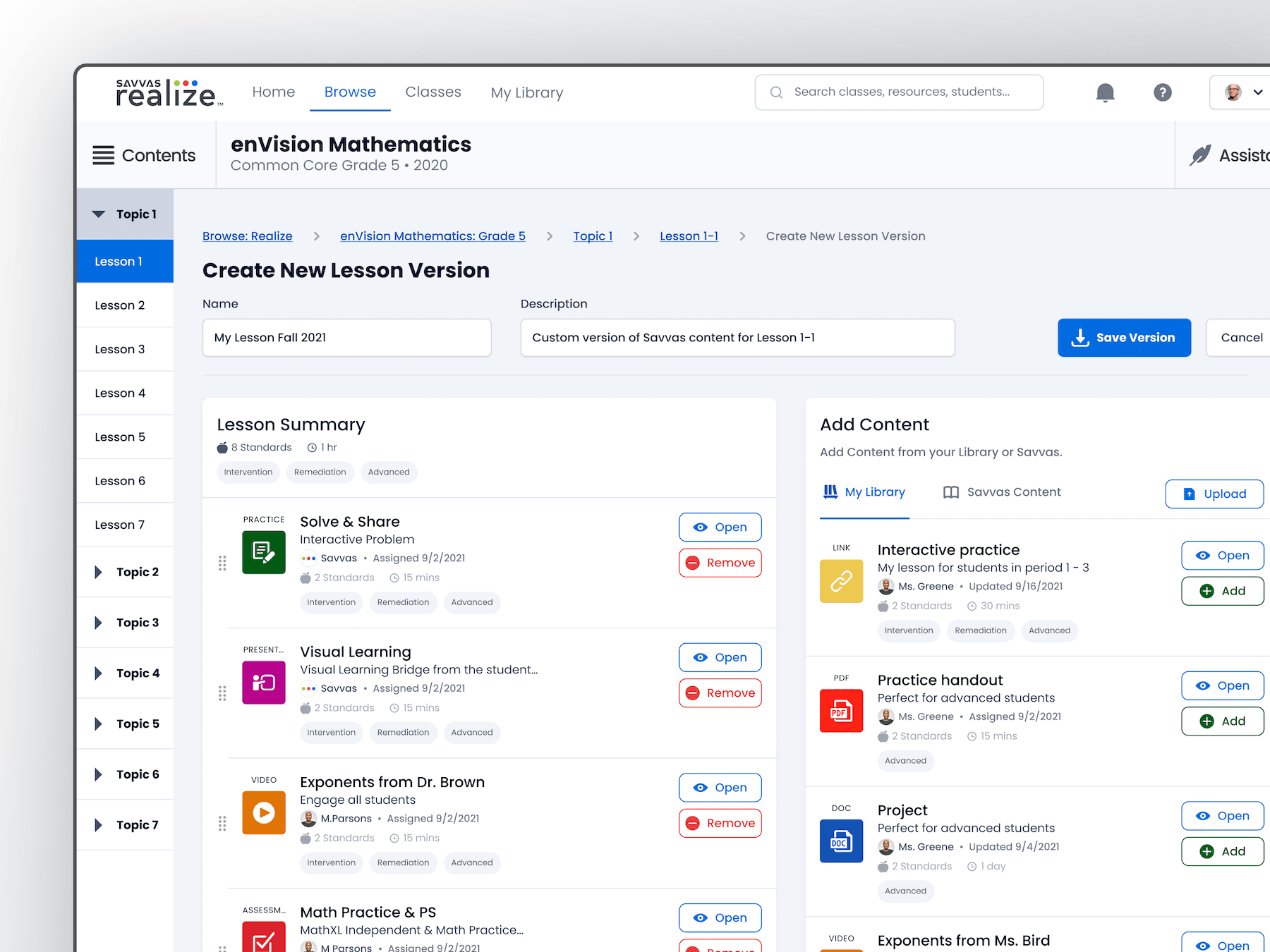 Realize screenshot 2